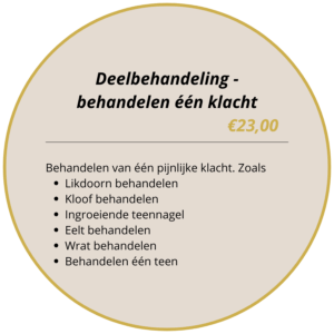 Deelbehandeling - een klacht