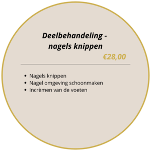 Deelbehandeling - nagels knippen