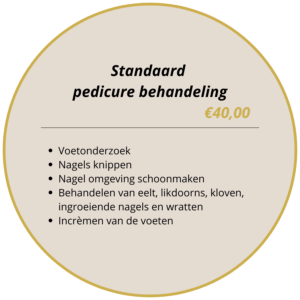 Standaard pedicurebehandeling